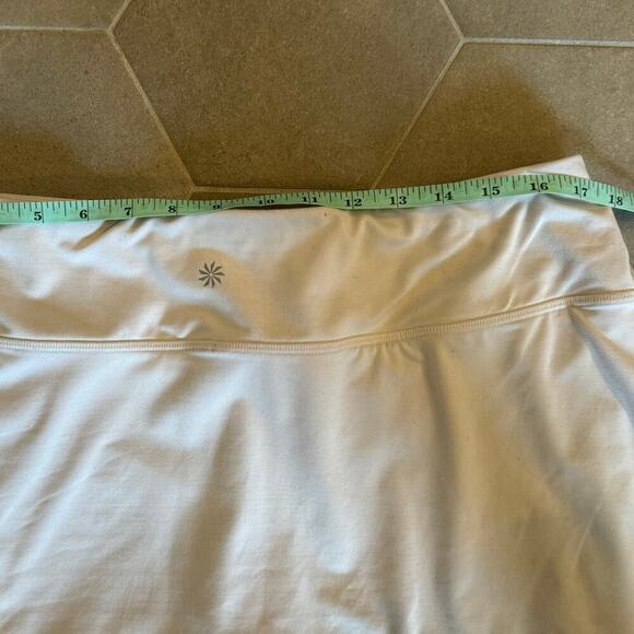 Women's Athleta XL White Skort Tennis Pickaball Running Gym - Picture 5 of 8